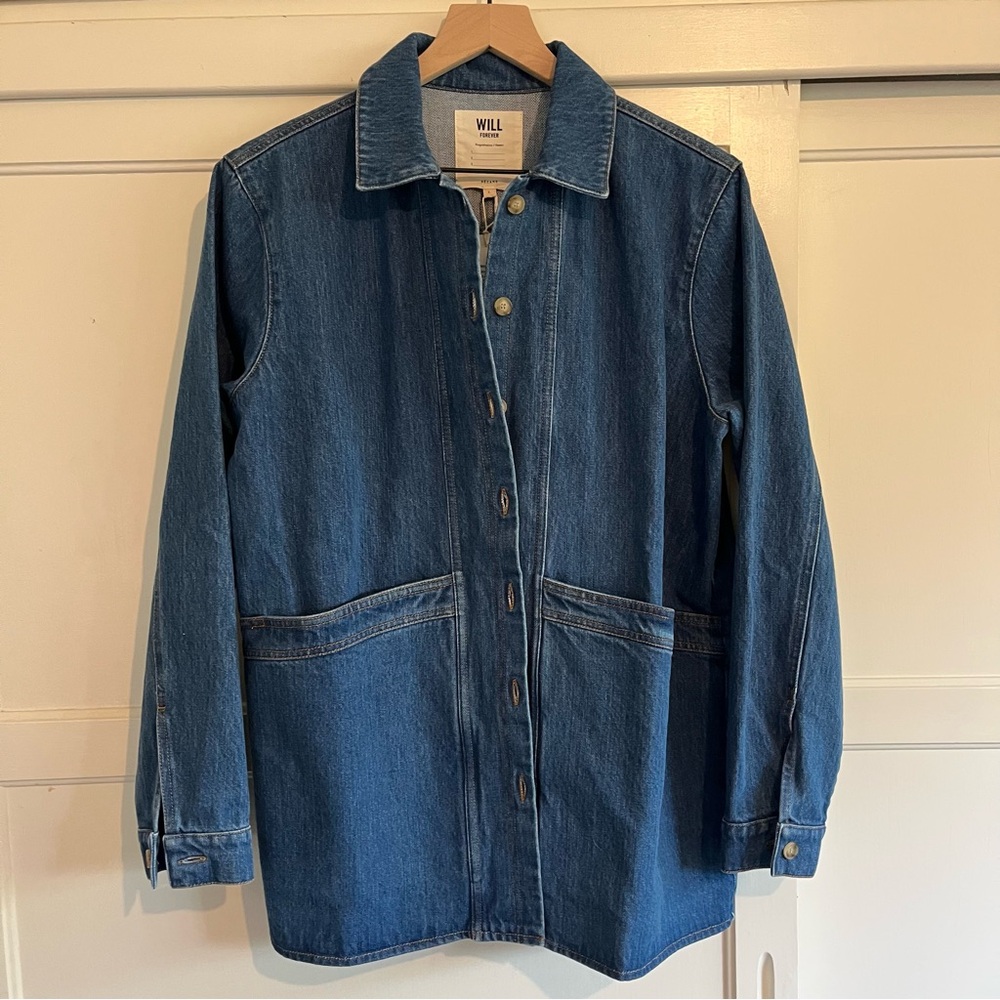 Sezane Blue Denim Jacket - Picture 6 of 6